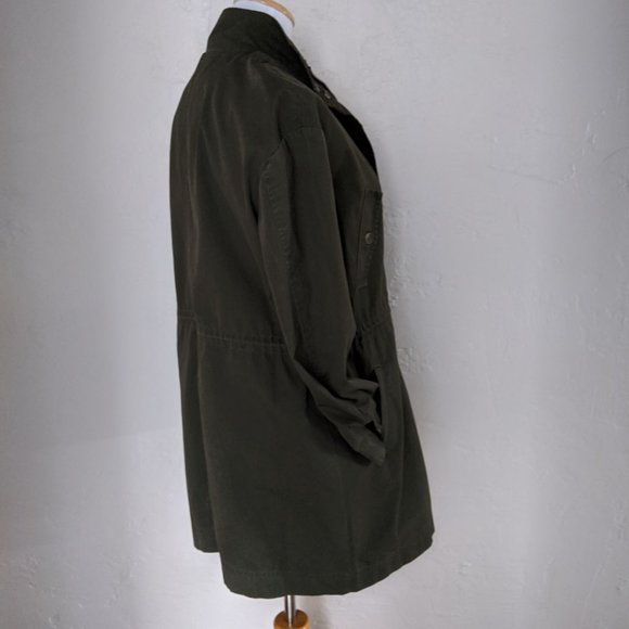 POPSUGAR Utility Jacket Olive Green - Picture 4 of 9